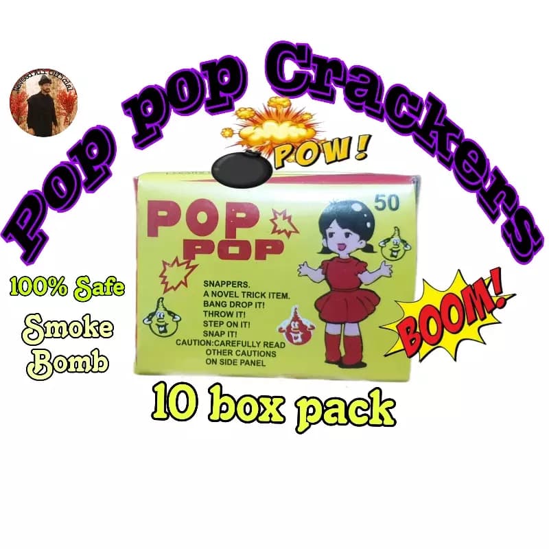 Pop pop crackers (10 boxes)