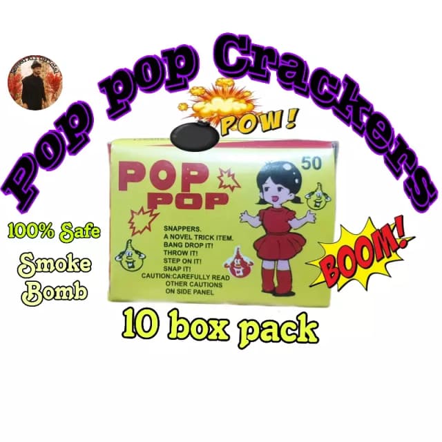 Pop pop crackers (10 boxes)