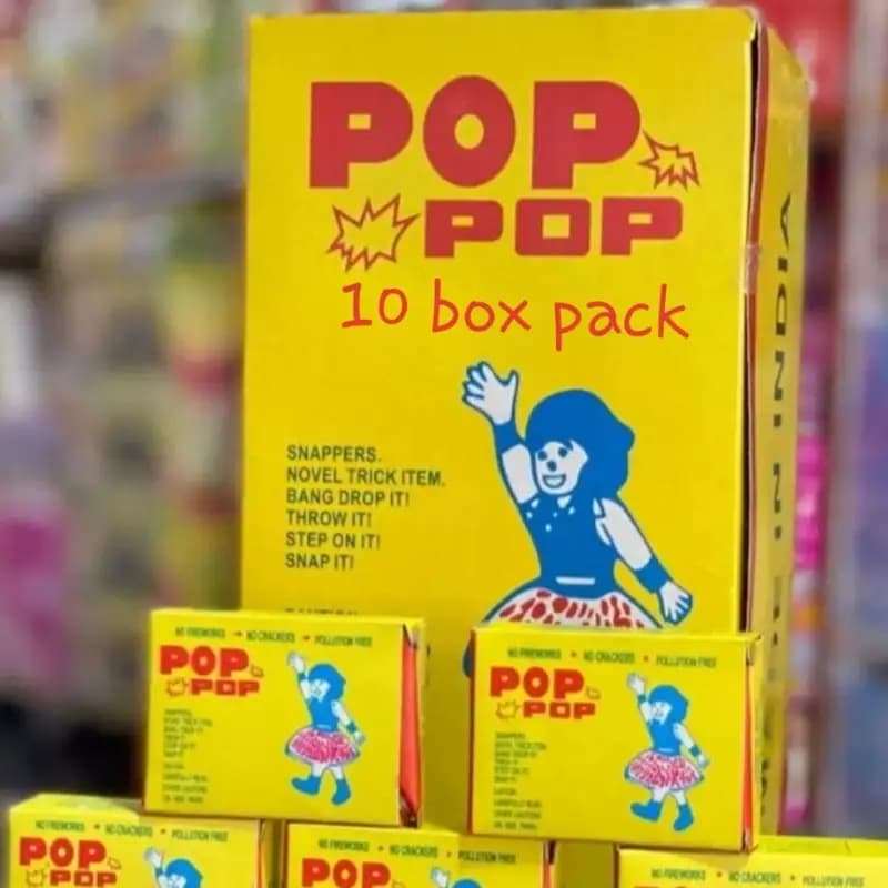 Pop pop crackers (10 boxes)